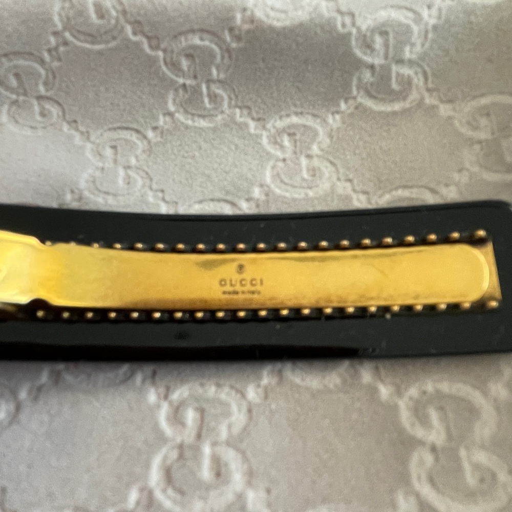 GUCCI Logo Crystal Hair Clip! Brand New! 100% Authentic! - Picture 8 of 14